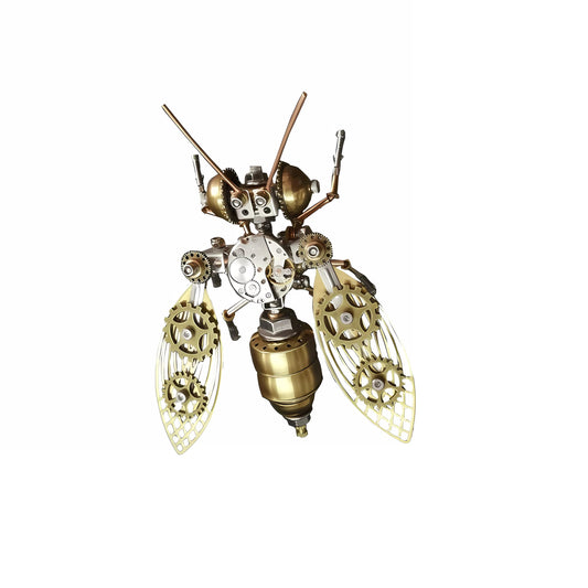 NUOSHANZS Bumblebee model kit parts shown for precise metal construction and easy start.