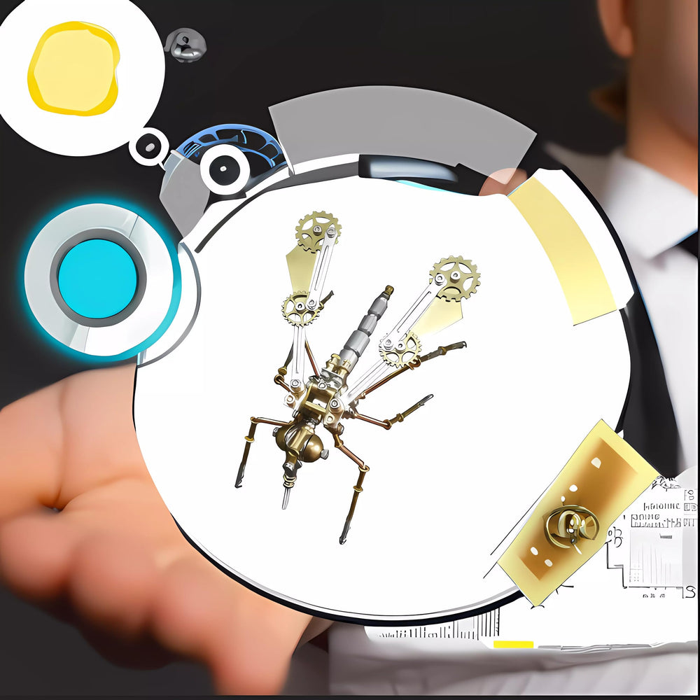 NUOSHANZS dragonfly brass gear puzzle adds dynamic display and hands on assembly fun
