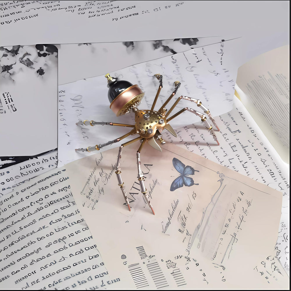 NUOSHANZS Mechanical insect collection offers diverse steampunk designs for display.