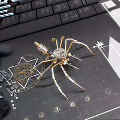 NUOSHANZS spider model assembly parts organized kit supports focused building.
