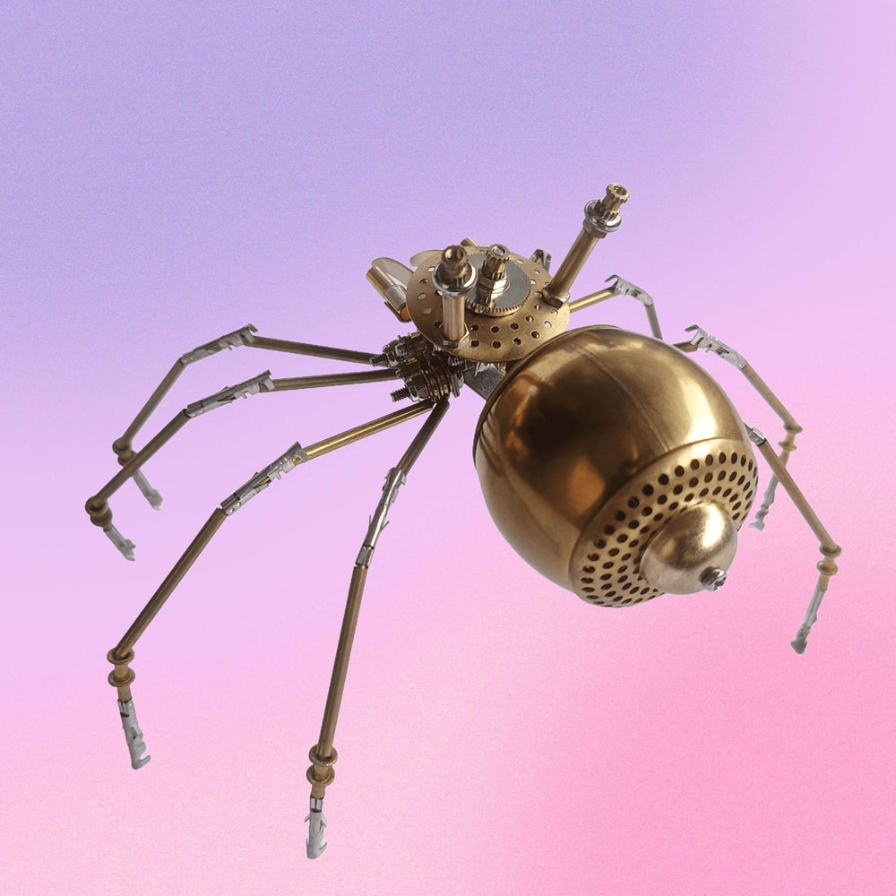 NUOSHANZS Steampunk Golden Spider instruction steps and tools