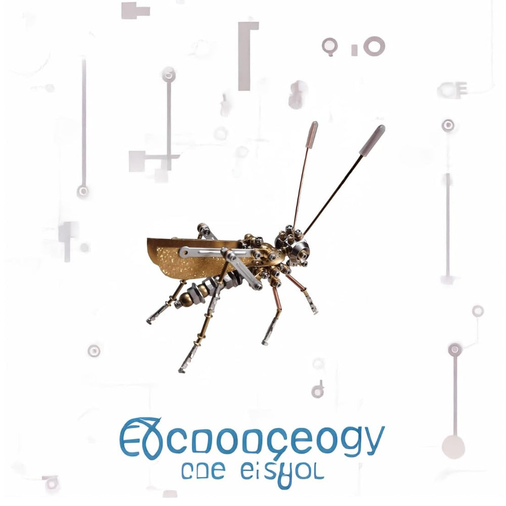 NUOSHANZS steampunk insect display makes a unique desk ornament and conversation starter.