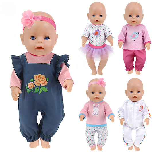 NUOXIXI rose-dress doll outfit enhances imaginative play for 14-18 inch dolls.