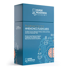 Nurse Readiness Academy 60 mnemonics flashcards help boost memory retention.