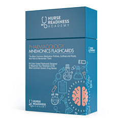 Nurse Readiness Academy portable 3x5 flashcards support on-the-go learning.
