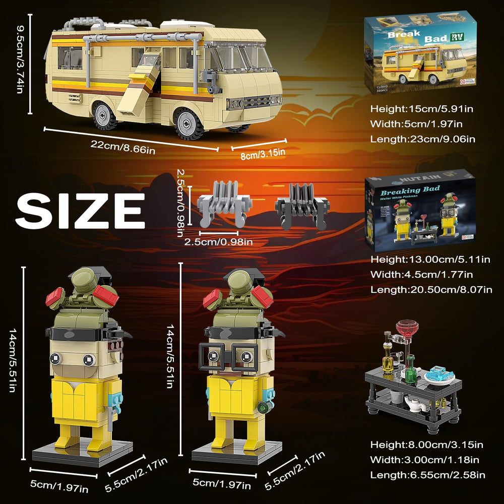 NUTAIN Break Bad RV Jesse Pinkman figure set for creative storytelling