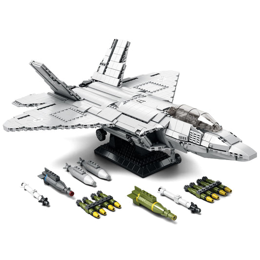 NUTCRACKER Fighter Jet assembly base for an impressive desk display