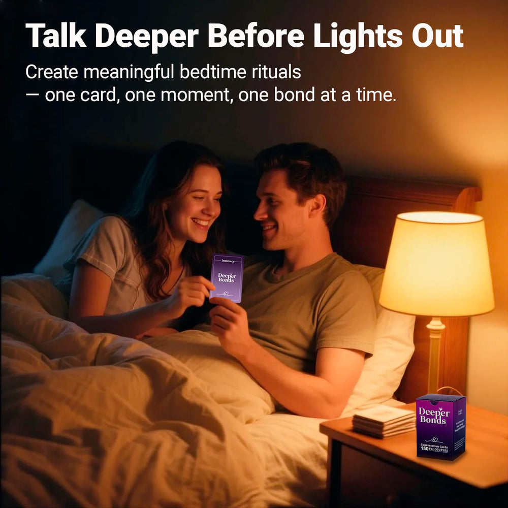 Nuyviare Couples Games compact-size set fits bags and nightstands for spontaneous chats.