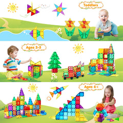 NVHH magnetic tiles include two cars for dynamic pretend play