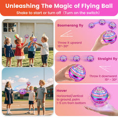 NWLAEWR Flying Orb Ball demonstrates boomerang tricks with a soft-shell design.