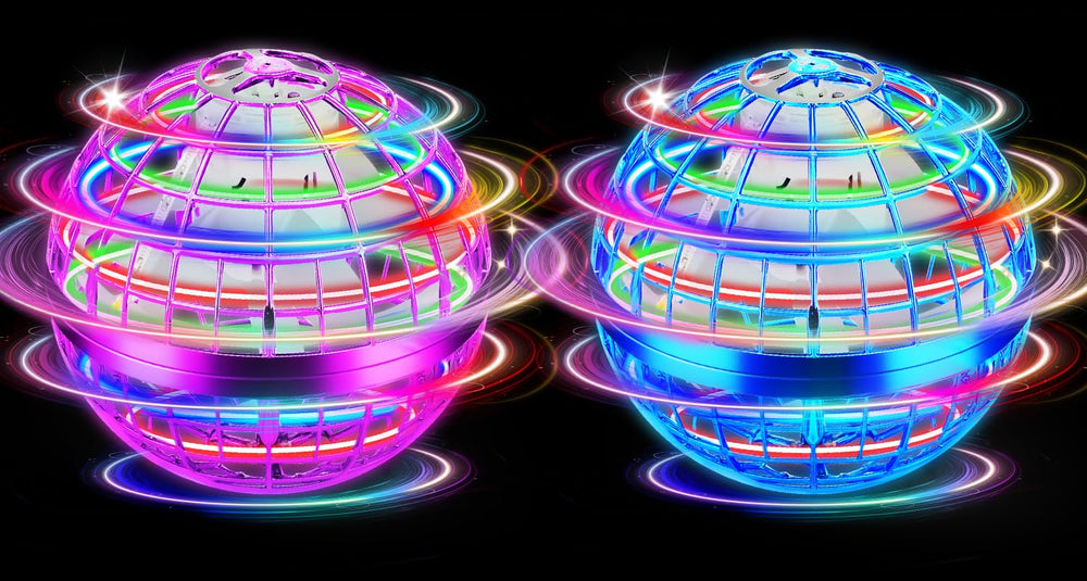 NWLAEWR Flying Orb Ball under hand-control for interactive play