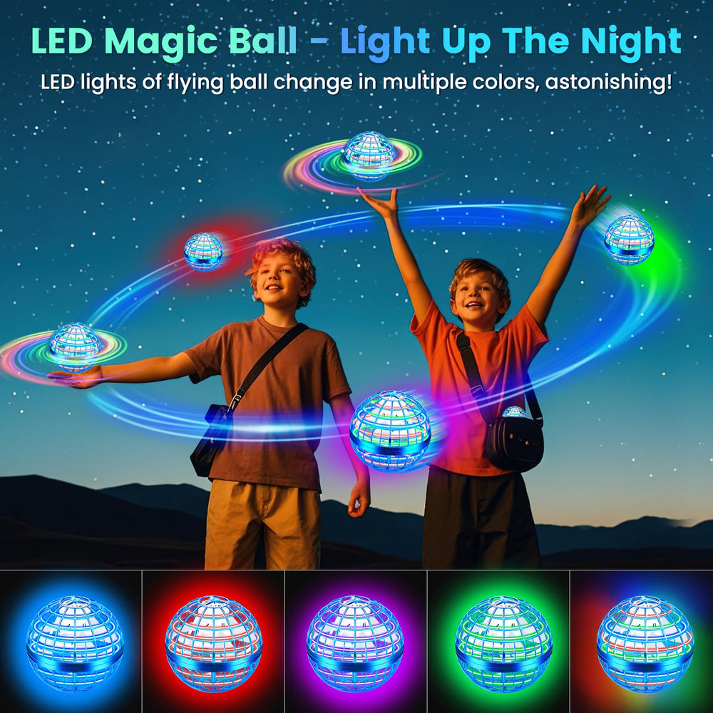 NWLAEWR Flying Orb Ball suitable for indoor and outdoor play.