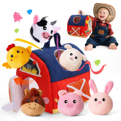 NXLPJH Surprise Barn setup invites tactile exploration for babies.