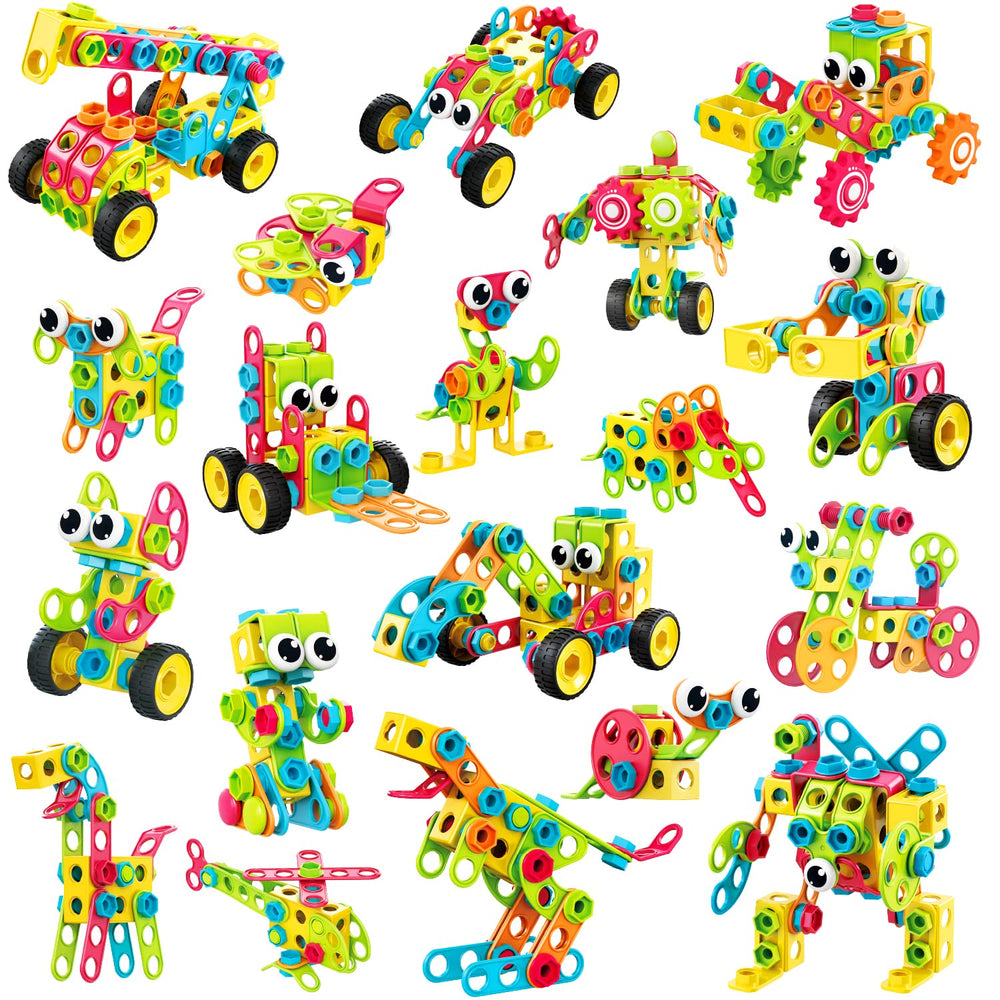 NXONE durable plastic building pieces withstand energetic play.