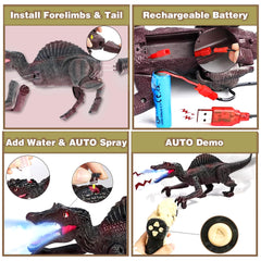 NYVEWIW Indominus Rex auto-demo mode features