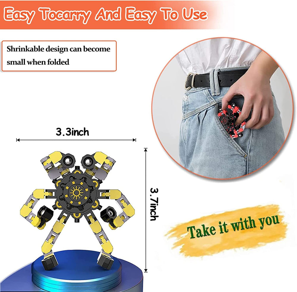 OAHCGNO S tabletop spinner in motion for desk entertainment