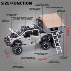 OANMYJJO F150 diecast truck side view highlighting safe design and detail.