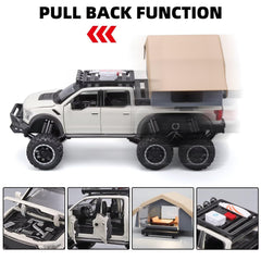 OANMYJJO F150 pull-back vehicle ready for quick starts and resets.