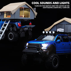 OANMYJJO sightseeing cabin attached to the truck expands imaginative travel play.