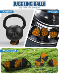 oazoxcx juggling balls 3-pack stitching detail, premium craftsmanship