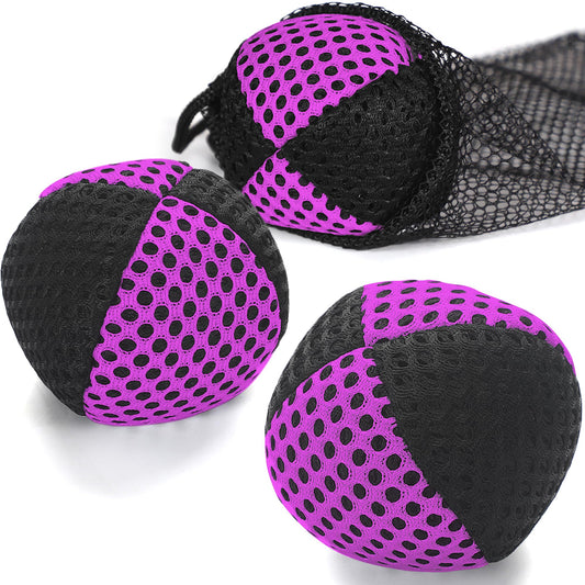 oazoxcx juggling balls beginners set in black and purple for smooth practice.