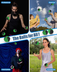 Oazoxcx juggling balls with size and weight focus for handling