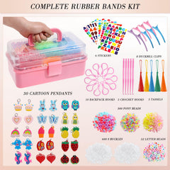 obeoby colorful rubber bands in vibrant hues ideal for bracelets and crafts