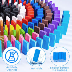 OBTANIM kids party favor domino blocks for group activities.