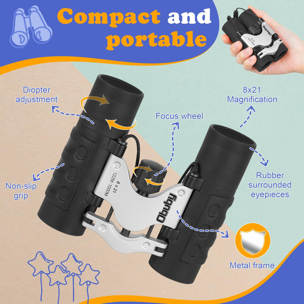 OBUBY ergonomic grip fits small hands for comfortable extended viewing.