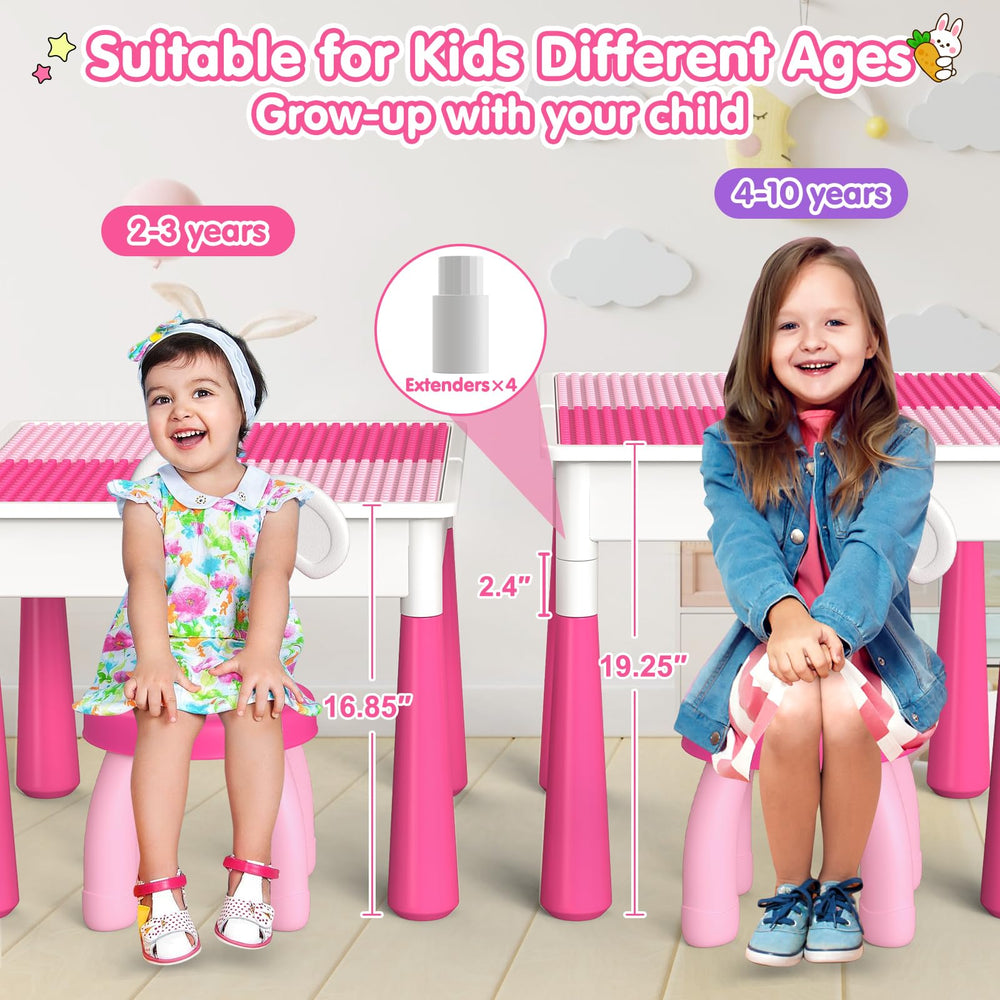 OCATO height-extendable table legs adapt as children grow