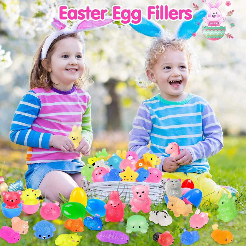 OCATO Mochi Squishys 2nd Gen glitter goldfish for Easter eggs.