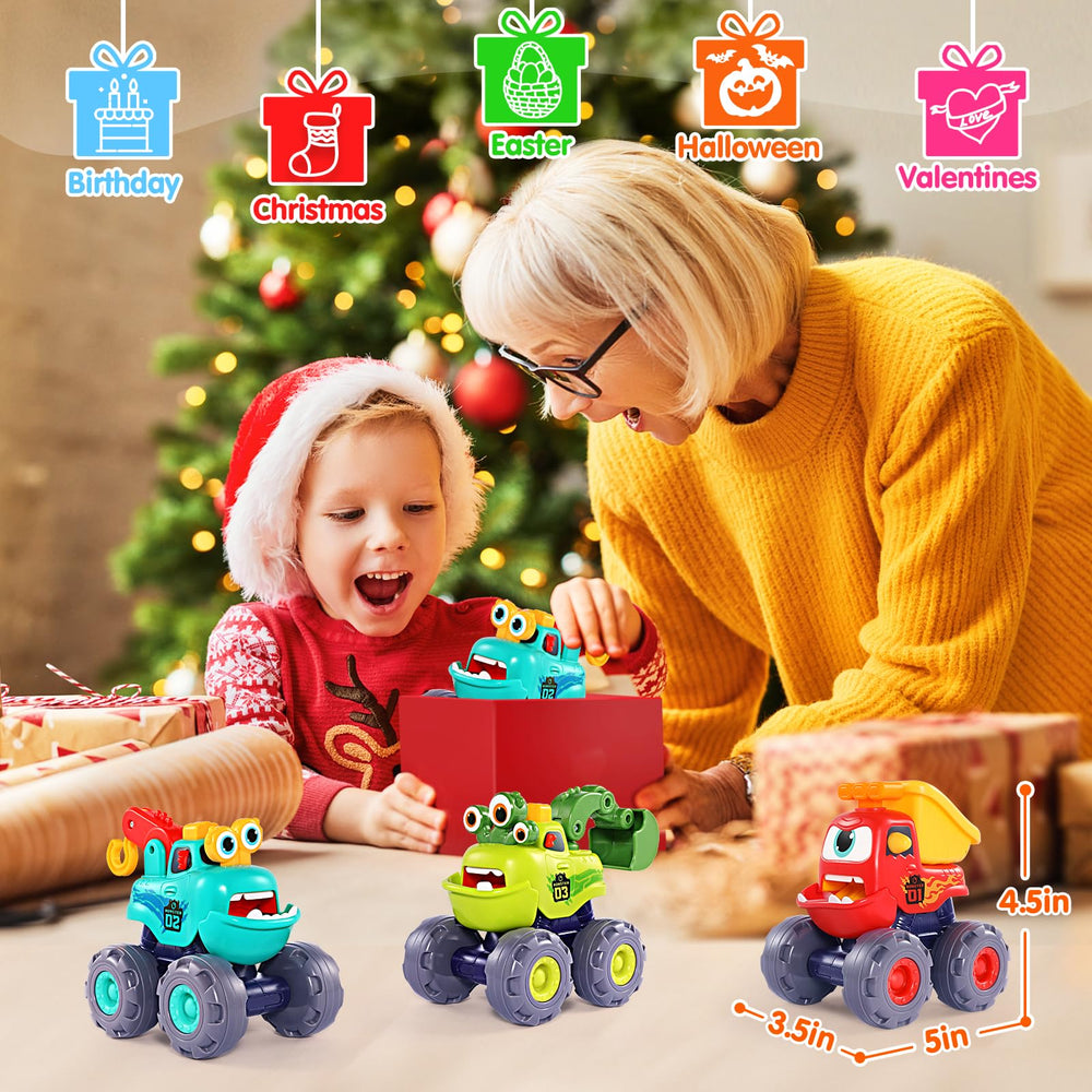 OCATO Monster Truck Safety Design keeps little hands secure during play.