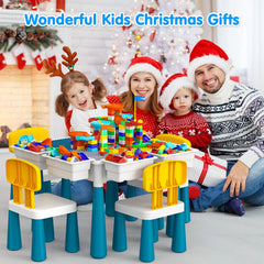 OCATO Reversible top enables block building and learning surfaces.