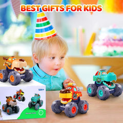 OCATO triple-pack pull-back action encourages active, exploratory play.