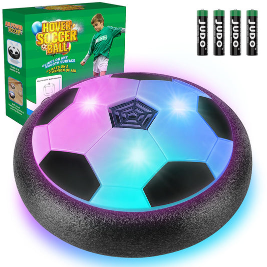 Ocditikl light up LED hover soccer ball toy on floor for indoor play