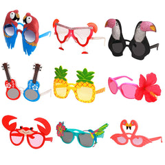 Ocean Line Luau sunglasses set with nine playful styles for kids' beach party fun