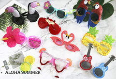 Ocean Line Luau sunglasses side view shows lightweight, comfortable fit for summer events