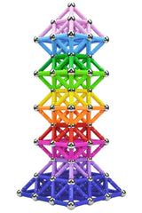 Ocensmice magnetic construction set in use encourages creative design.