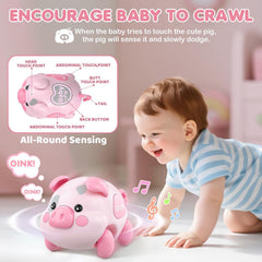 OCHIDO piggy toy five touch sensors triggering sounds and motion