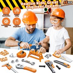OCHIDO electric drill toy in action for imaginative builds.