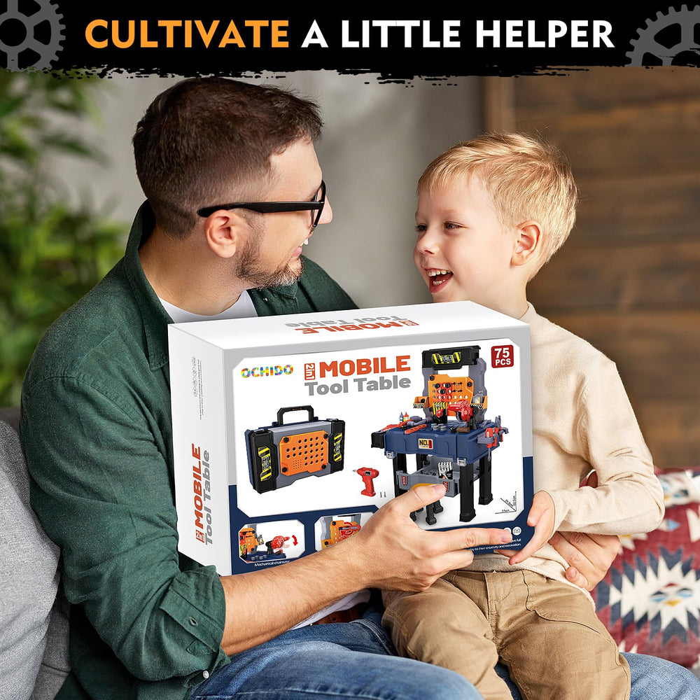 OCHIDO gift-ready tool bench set ideal for birthdays and holidays.