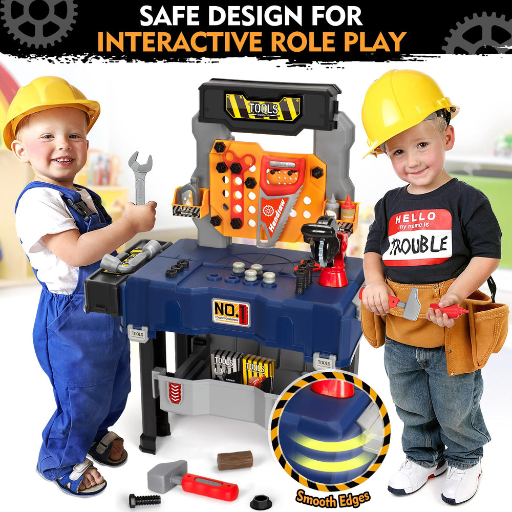 OCHIDO tool bench safety features with smooth edges for safe use.