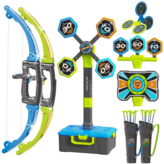 OCHIDO LED bow and arrow set glowing for engaging indoor play