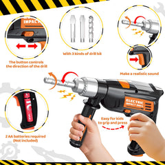 OCHIDO screwdriver, wrench and pliers set for budding engineers