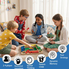 ocpcrn Shut The Box base with non-slip pads for quiet tabletop play