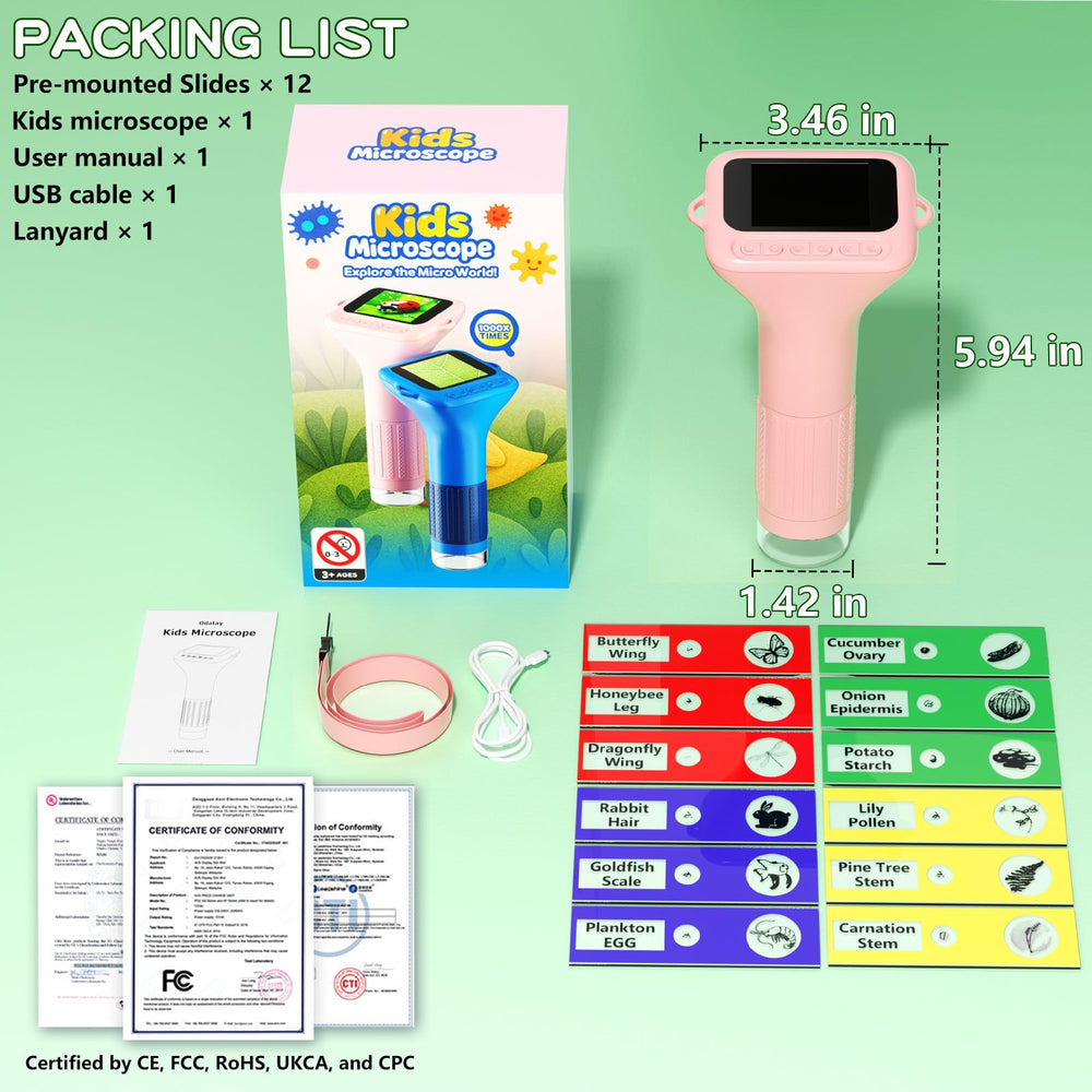 Odatay educational gift for kids boosts curiosity about science and observation.