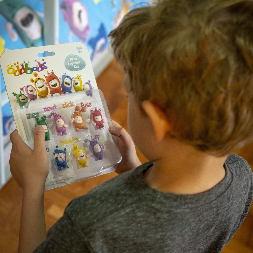 ODDBODS Jeff figurine enhances collectible display and imaginative play