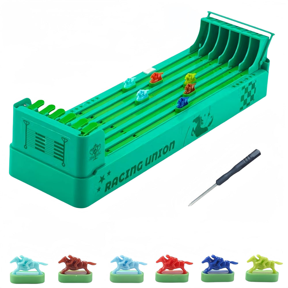ODDPC electronic derby race board game, desktop derby setup, ideal for engaging family game nights.