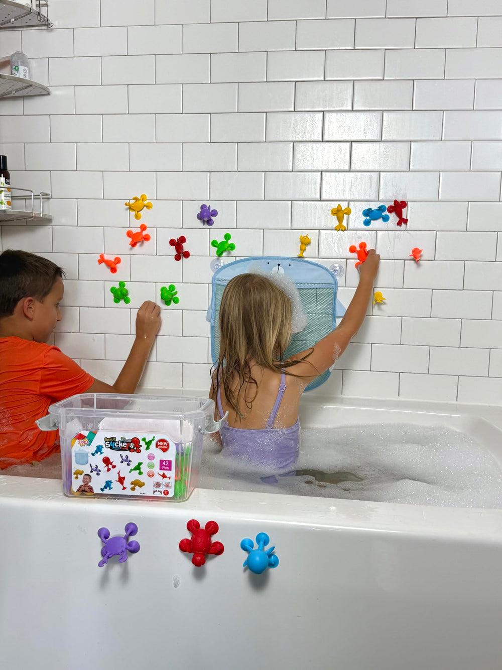 ODELA Genius Sucker Toys octopus – colorful learning through color recognition and imaginative play.