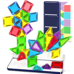 Odjas mini magnetic tiles travel case keeps toys organized for on-the-go play.